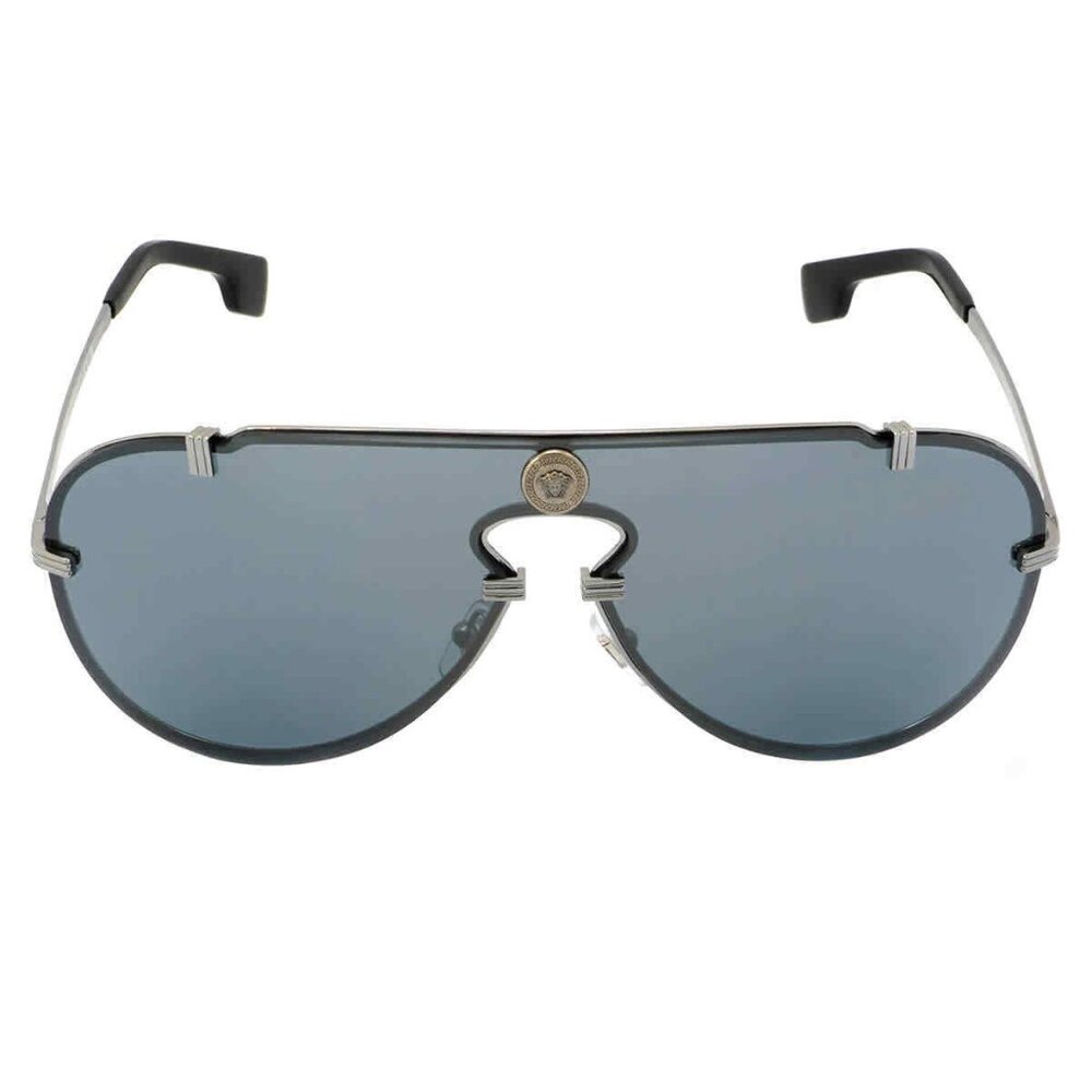 Sale! New Men's Versace Black Shield Sunglasses